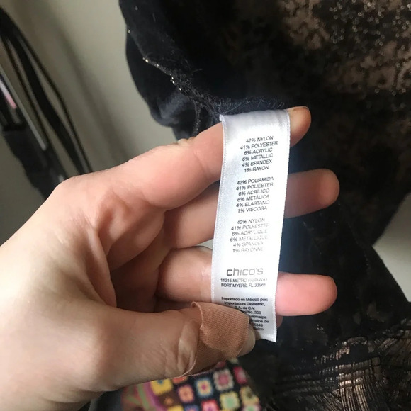 NWT Chico’s Animal Print Duster, size 1 - Picture 6 of 7